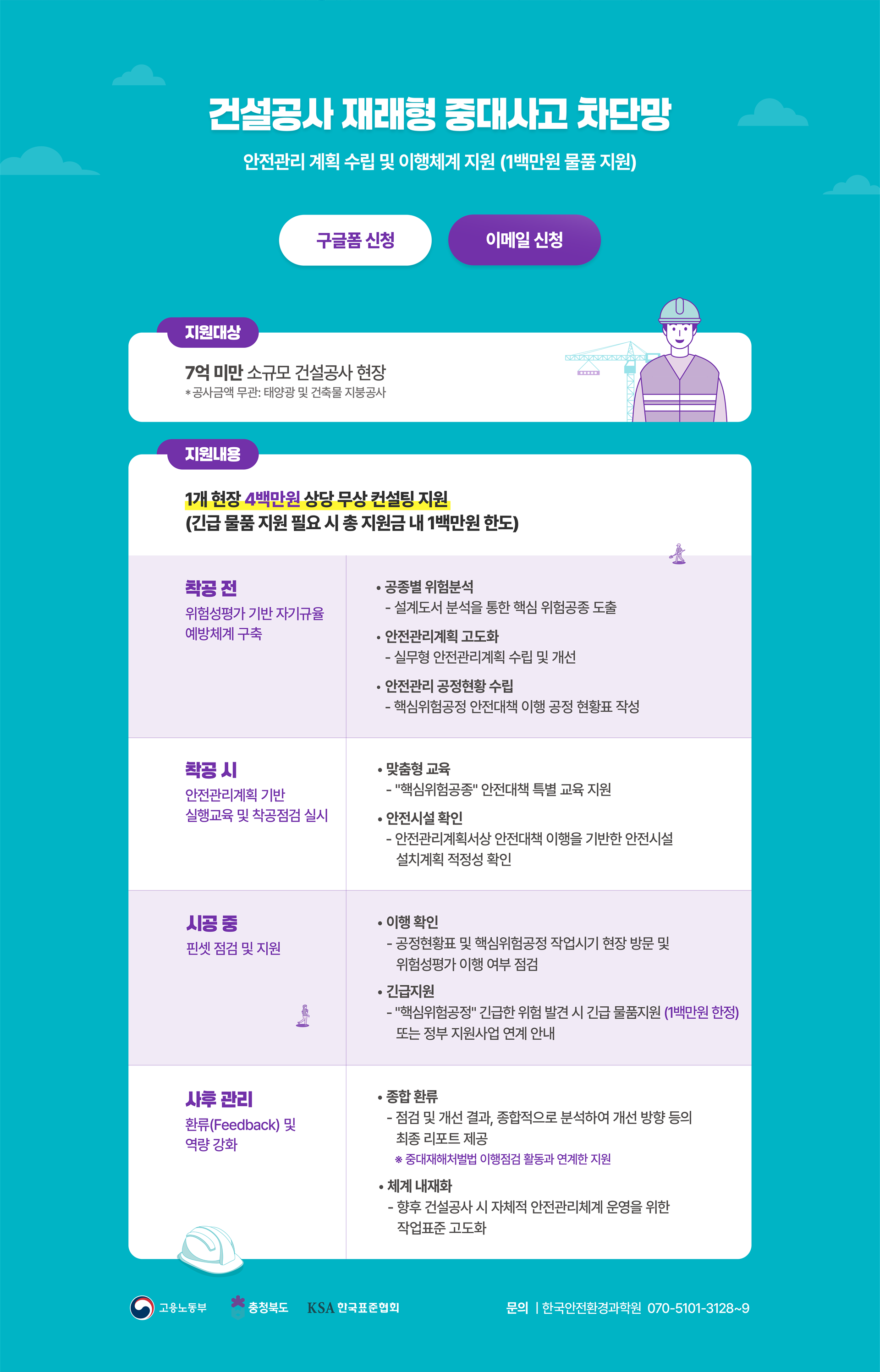 건설공사 재래형 중대사고 차단망