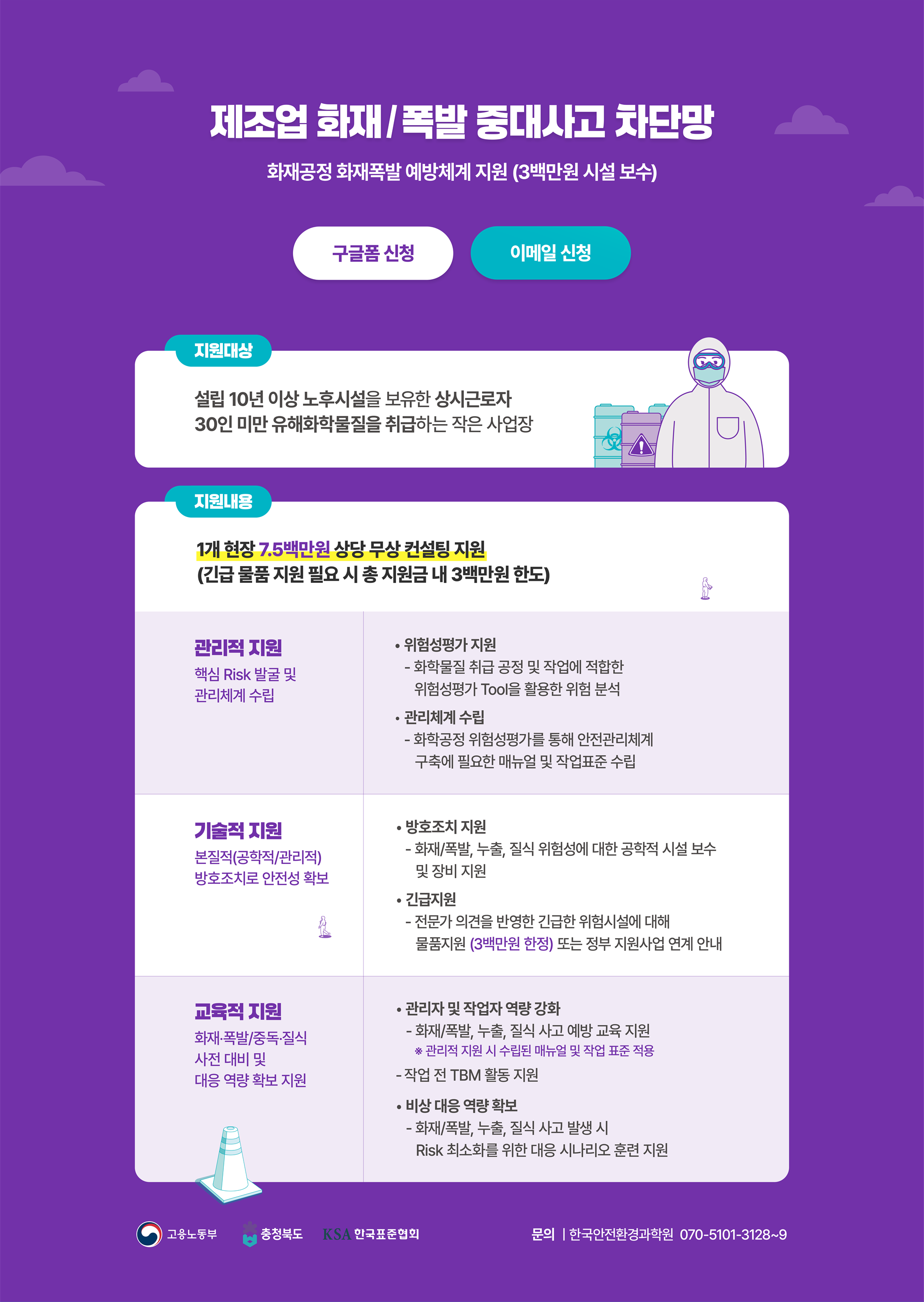 제조업 화재/폭발 중대사고 차단망